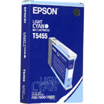 Epson Stylus Pro 4000/7600/9600 Light Cyan Dye Inkjet (110 ML) (T545500)