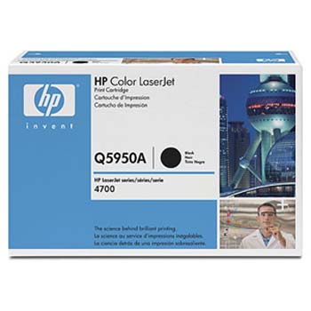 HP Color LaserJet 4700 Black GSA Toner Cartridge (11000 Page Yield) (NO. 643A) (Q5950AG)