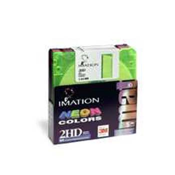 Imation DS/HD IBM Format 3.5in Diskette (5/PK) (12912)
