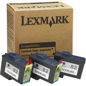 Lexmark NO. 82 Black Inkjet (3/PK-600 Page Yield) (18L0232)