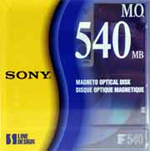 Sony 3.5in Rewritable Optical Disc (540MB) (EDM-540C)