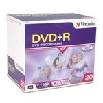 Verbatim DVD+R 4.7GB (16X) (20/PK) (95038)
