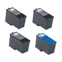 Compatible Dell 966/968/A966/A968 Inkjet Combo Pack (3-BlK/1-CLR) (Series 7) (3B1C968)