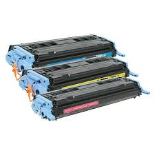 Compatible HP Color LaserJet 1600/2600 Toner Cartridge Combo Pack (C/M/Y-2000 Page Yield) (NO. 124A) (CE257A)