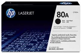 HP LaserJet Pro M401/425 Toner Cartridge (2700 Page Yield) (NO. 80A) (CF280A)