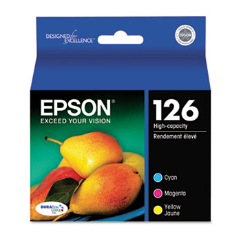 Epson NO. 126 Inkjet Combo Pack (C/M/Y -480 Page Yield) (T126520)