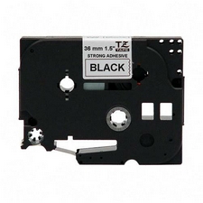 Brother Black on White Industrial P-Touch Label Tape (1.5in X 26.2Ft.) (TZ-S261)