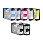 Remanufactured Epson Stylus Pro 3800/3880 Inkjet Combo Pack (220 ML) (PBK/C/M/Y/LC/LM/LB/MBK/LLB) (T5809MP)