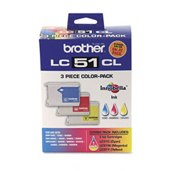 Brother LC-513PKS Inkjet Combo Pack (C/M/Y)