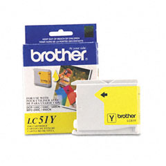 Brother LC-51Y Yellow Inkjet (400 Page Yield)