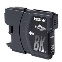 Brother LC-61BK Black Inkjet (450 Page Yield)