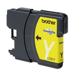 Brother LC-61Y Yellow Inkjet (375 Page Yield)