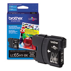 Brother LC-65HYBK Black High Yield Inkjet (900 Page Yield)