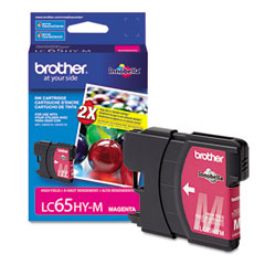 Brother LC-65HYM Magenta High Yield Inkjet (750 Page Yield)