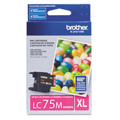Brother LC-75M Magenta Inkjet (600 Page Yield)