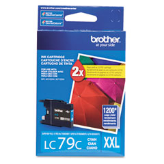 Brother LC-79C Cyan Inkjet (1200 Page Yield)