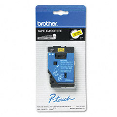 Brother Black on Yellow Laminated P-Touch Label Tape (1/2in X 25Ft.) (TC-7001)