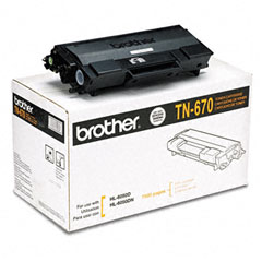 Brother HL-6050 Toner Cartridge (7500 Page Yield) (TN-670)