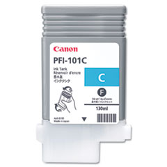 Canon PFI-101C Cyan Wide Format Inkjet (130 ML) (0884B001AA)
