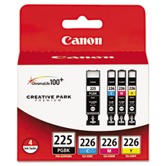 Canon PGI-225/CLI-226 Inkjet Combo Pack (BK/C/M/Y) (4530B008)