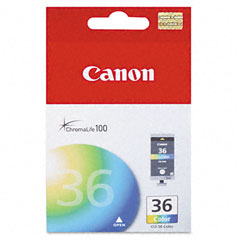 Canon CLI-36 Color Inkjet and Paper Value Pack (1511B009)