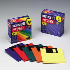 Maxell DS/HD IBM 3.5in Diskettes (10/PK) (556437)