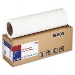Epson Ultra Smooth Fine Art Paper Roll (17in x 50ft) (S041856)