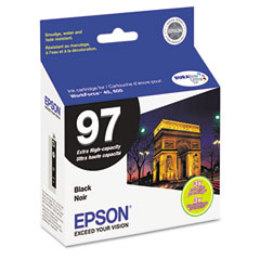 Epson NO. 97 DURABrite Ultra Extra High-Capacity Black Inkjet (450 Page Yield) (T097120)