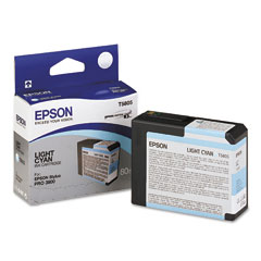 Epson Stylus Pro 3800/3880 Light Cyan Ultrachrome Inkjet (80 ML) (T580500)