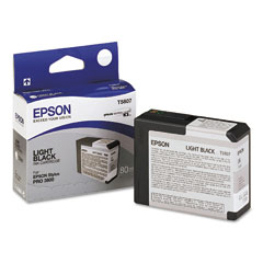 Epson Stylus Pro 3800/3880 Light Black Ultrachrome Inkjet (80 ML) (T580700)