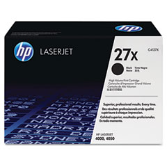 HP LaserJet 4000/4050 Toner Cartridge (10000 Page Yield) (NO. 27X) (C4127X)