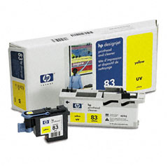 HP NO. 83 UV Yellow Printhead With Cleaner (C4963A)