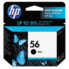HP NO. 56 Black Inkjet (450 Page Yield) (C6656AN)