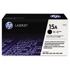 HP LaserJet 1200/3380 Toner Cartridge (2500 Page Yield) (NO. 15A) (C7115A)