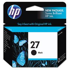 HP NO. 27 Black Inkjet (280 Page Yield) (C8727AN)