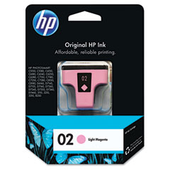HP NO. 02 Light Magenta Inkjet With Vivera Ink (240 Page Yield) (C8775WN)