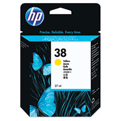 HP NO. 38 Yellow Inkjet (27ML-5000 Photos) (C4917A)