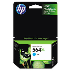 HP NO. 564XL Cyan Inkjet (750 Page Yield) (CB323WN)