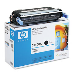 HP Color LaserJet CP-4005 ColorSphere Black Toner Cartridge (7500 Page Yield) (NO. 642A) (CB400A)