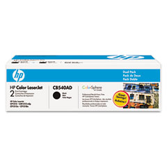 HP NO. 125A Black ColorSphere Toner Cartridge (2/PK-2200 Page Yield) (CB540AD)