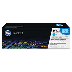 HP NO. 125A Cyan ColorSphere Toner Cartridge (1400 Page Yield) (CB541A)