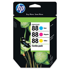 HP NO. 88 Inkjet Combo Pack (C/M/Y) (CC606FN)