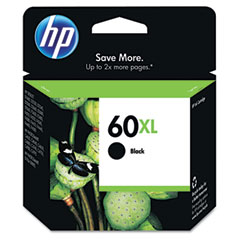 HP NO. 60XL Black Inkjet (600 Page Yield) (CC641WN)