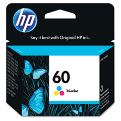 HP NO. 60 Tri-Color Inkjet (165 Page Yield) (CC643WN)
