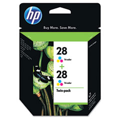 HP NO. 28 Color Inkjet (2/PK-190 Page Yield) (CD995FN)