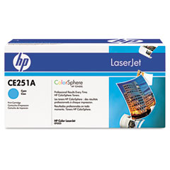 HP Color LaserJet CM3530/CP3525 Cyan ColorSphere Toner Cartridge (7000 Page Yield) (NO. 504A) (CE251A)