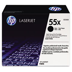 HP LaserJet P3010/3015 Toner Cartridge (12500 Page Yield) (NO. 55X) (CE255X)