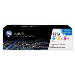 HP NO. 125A Toner Cartridge Combo Pack (C/M/Y-1400 Page Yield) (CE259A)