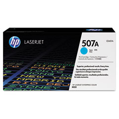 HP Color LaserJet M551/575 Cyan Toner Cartridge (5500 Page Yield) (NO. 507A) (CE401A)