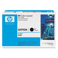 HP Color LaserJet 4700 Black Toner Cartridge (11000 Page Yield) (NO. 643A) (Q5950A)